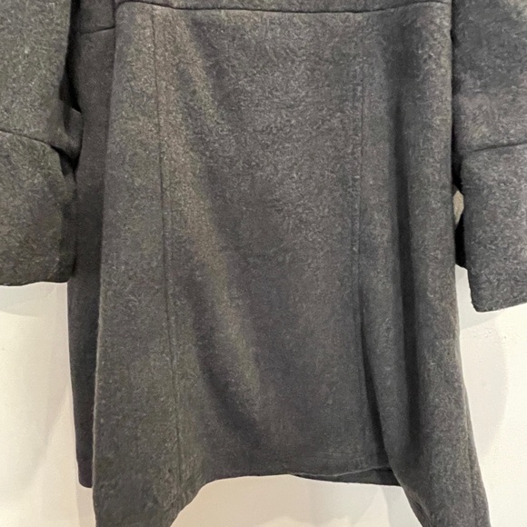 Finesse Girls Gray Coat Single Large Buttons - Picture 7 of 8